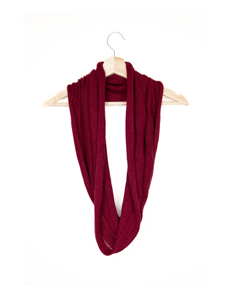 Ripple snood Hibiscus