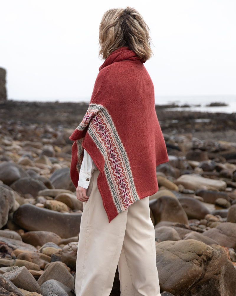 Nordic Poncho Russet