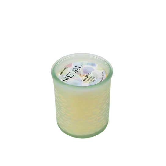 Glass Beachcombing Candle Sea Mist