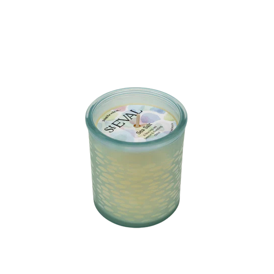 Glass Beachcombing Candle Sea Salt