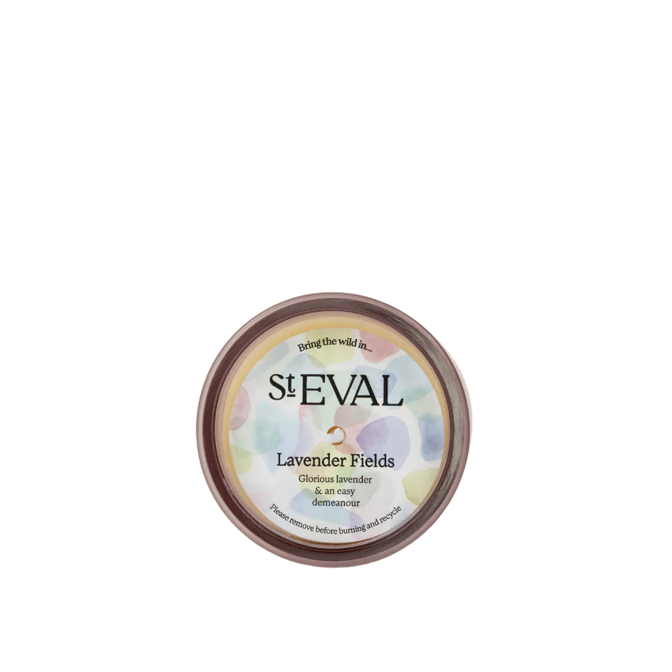 Glass Beachcombing Candle Lavender Fields