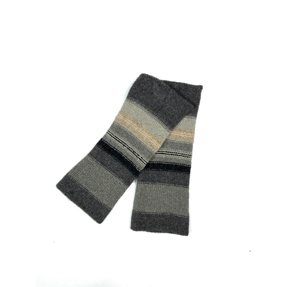 Stripe wrist warmers
