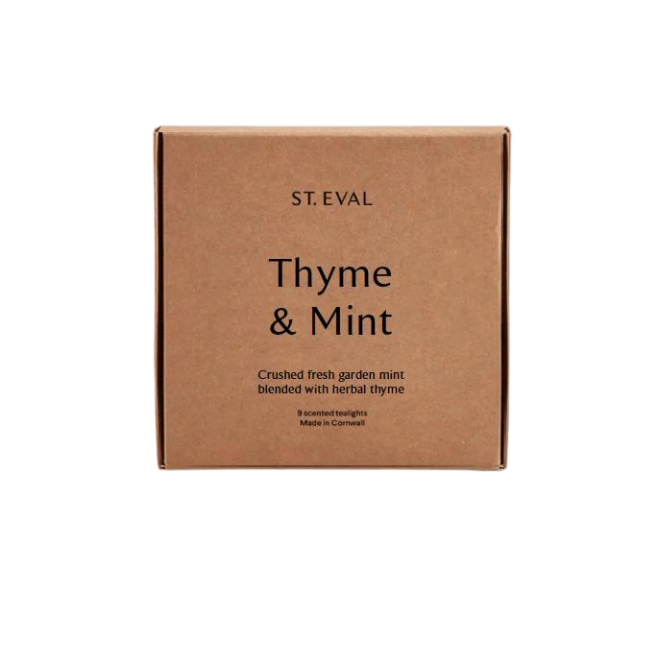 Thyme and Mint Scented Tealights