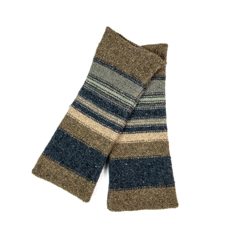 Stripe wrist warmers