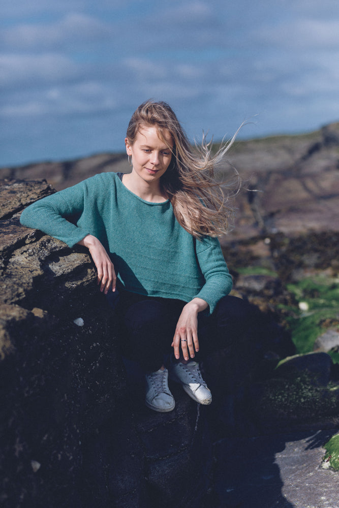 Ripple Cropped Jumper