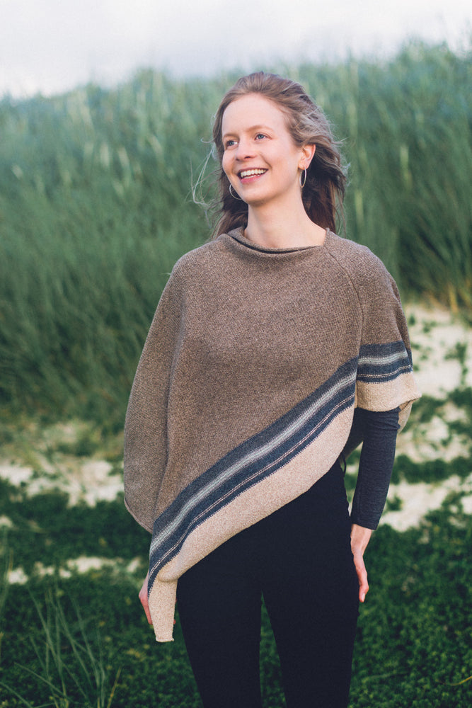 Stripe Poncho