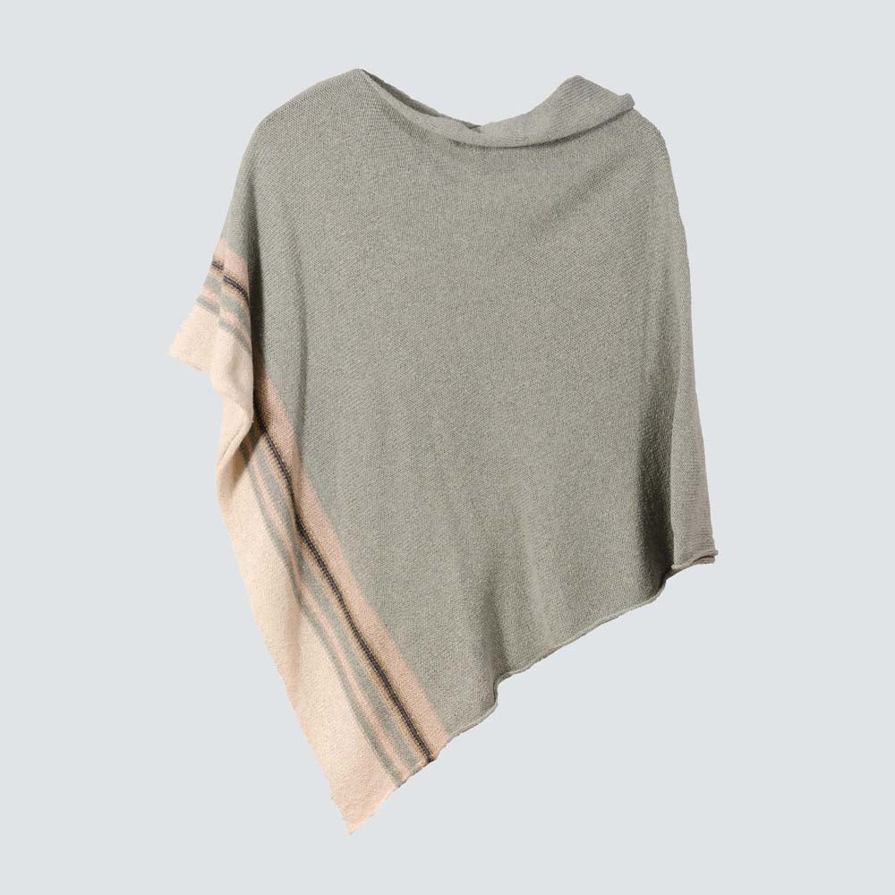 Stripe Poncho