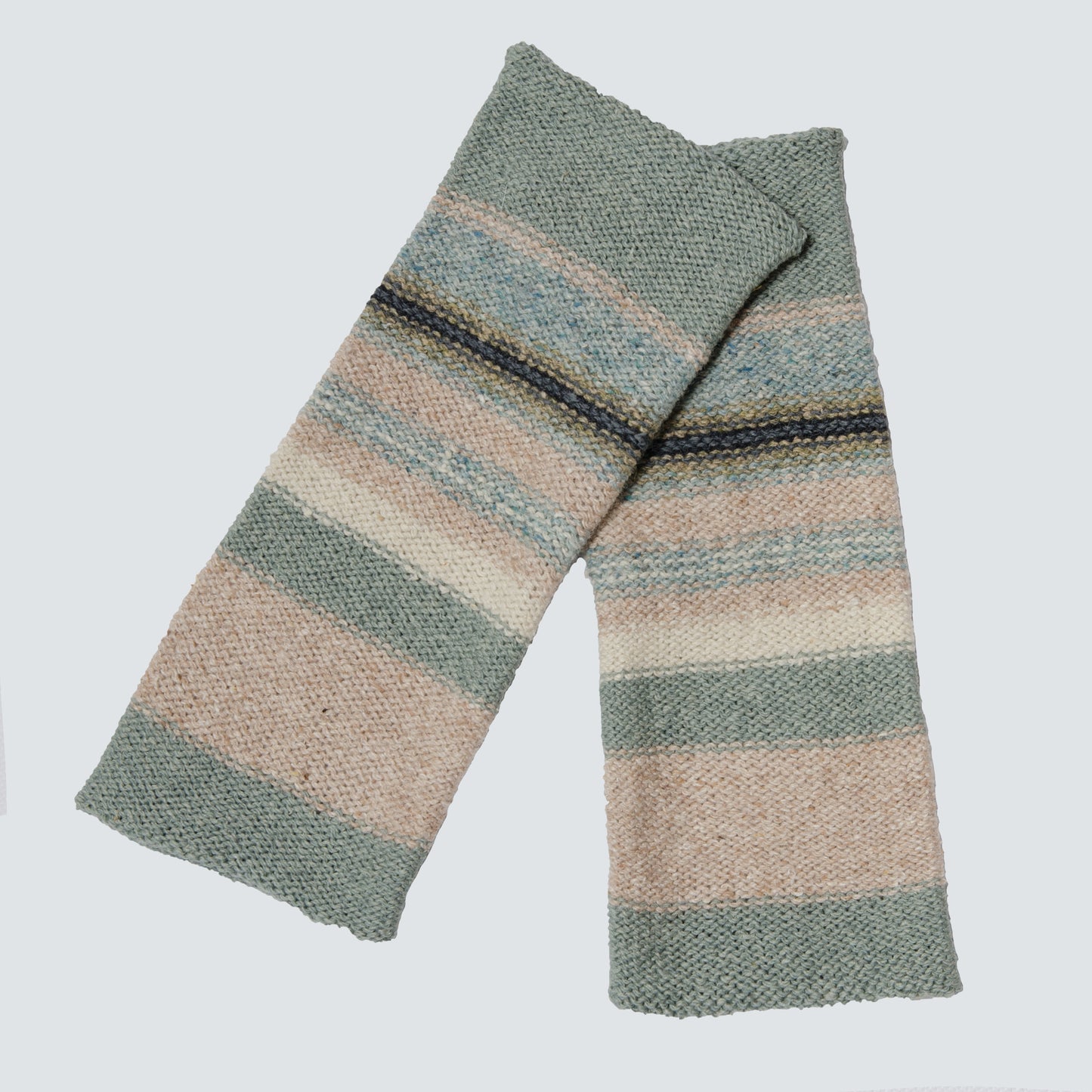 Stripe wrist warmers