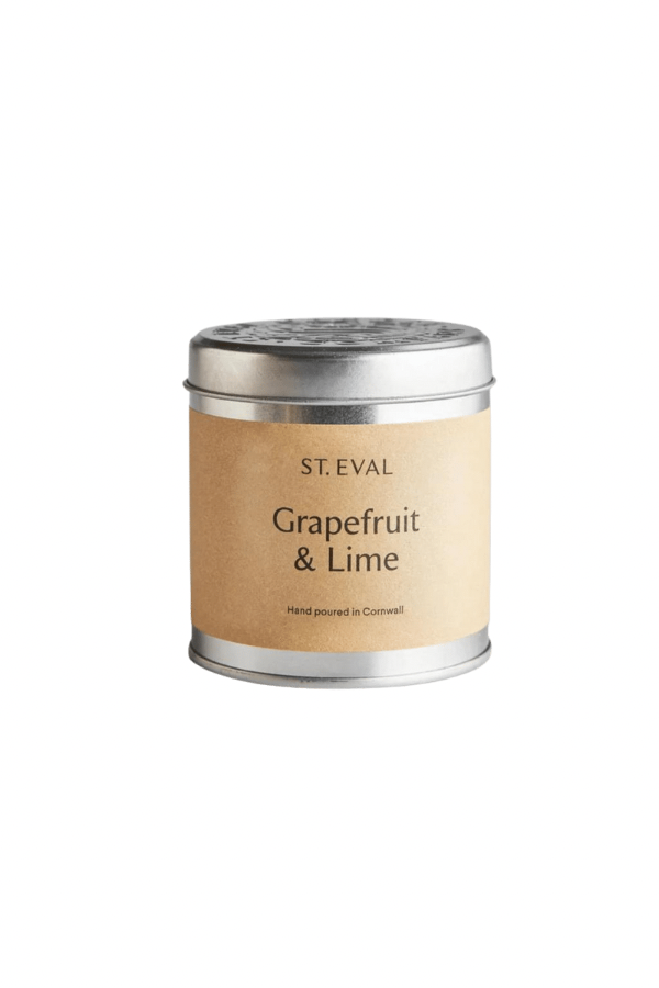 Grapefruit & Lime Scented Tin Candle