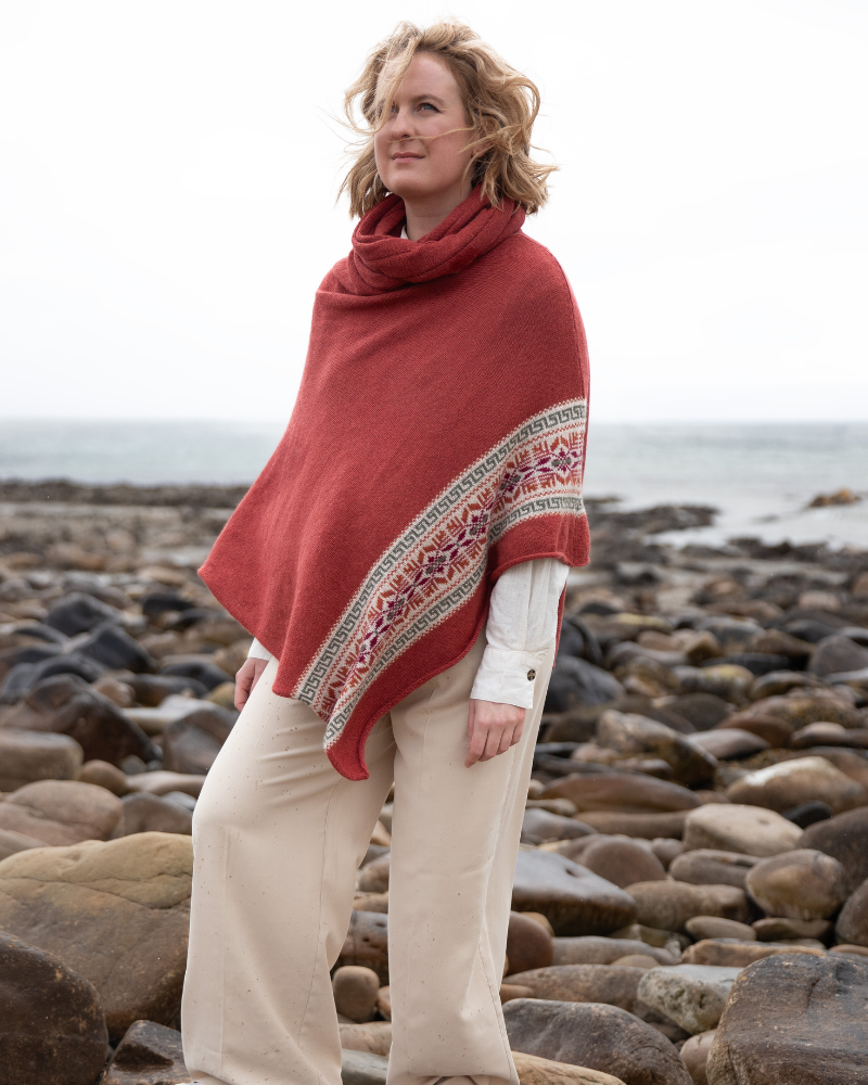 Nordic Poncho Russet