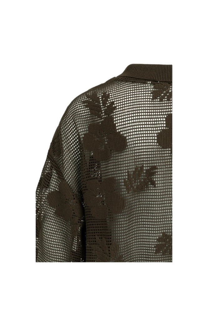 
                  
                    Yaya crochet jacket with floral pattern
                  
                
