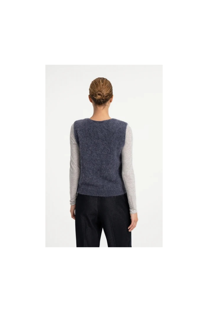 
                  
                    Yaya soft knit spencer with deep V-neck
                  
                