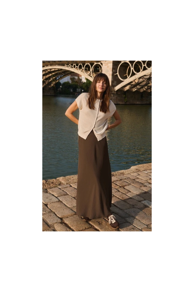 
                  
                    Yaya knitted cardigan with short sleeves
                  
                
