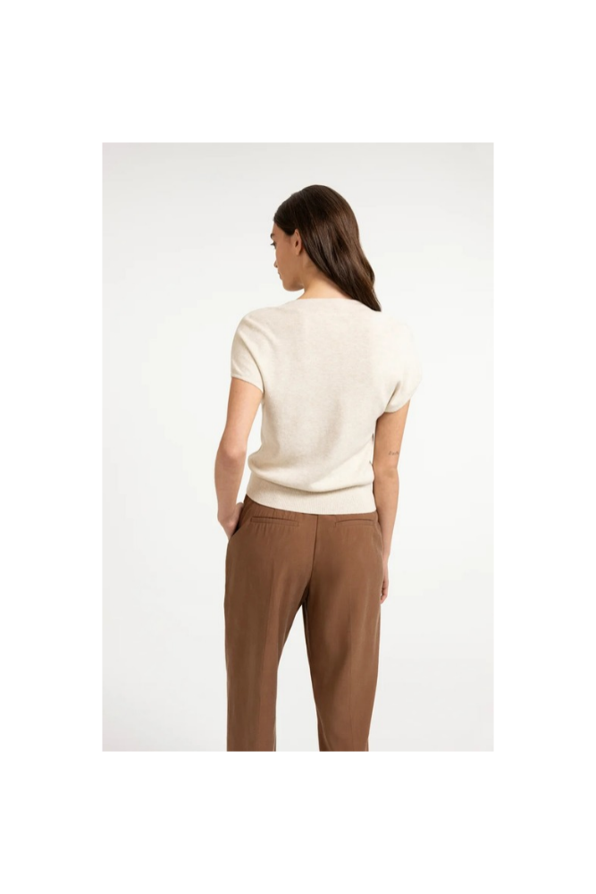 
                  
                    Yaya knitted cardigan with short sleeves
                  
                