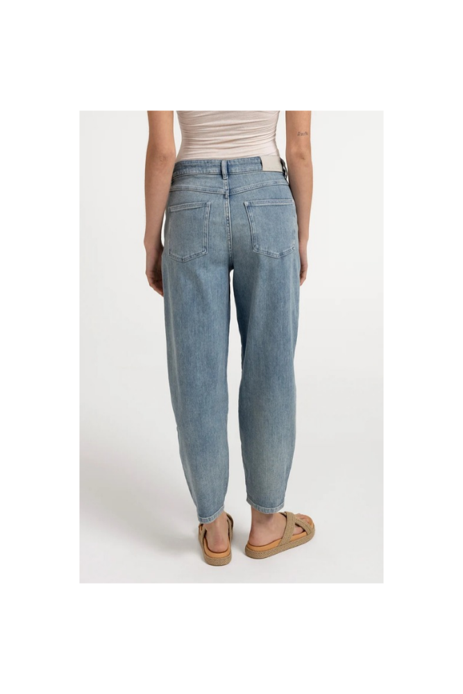 
                  
                    Yaya denim trousers with loose fit
                  
                