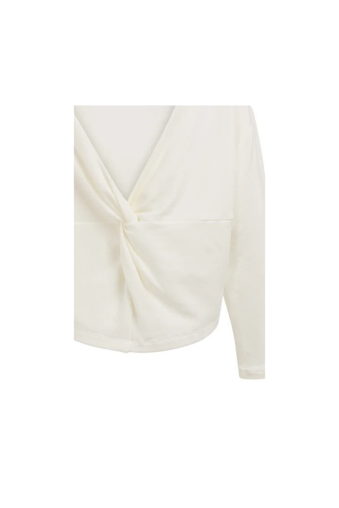 
                  
                    Yaya sweater with v neck and twisted detail
                  
                