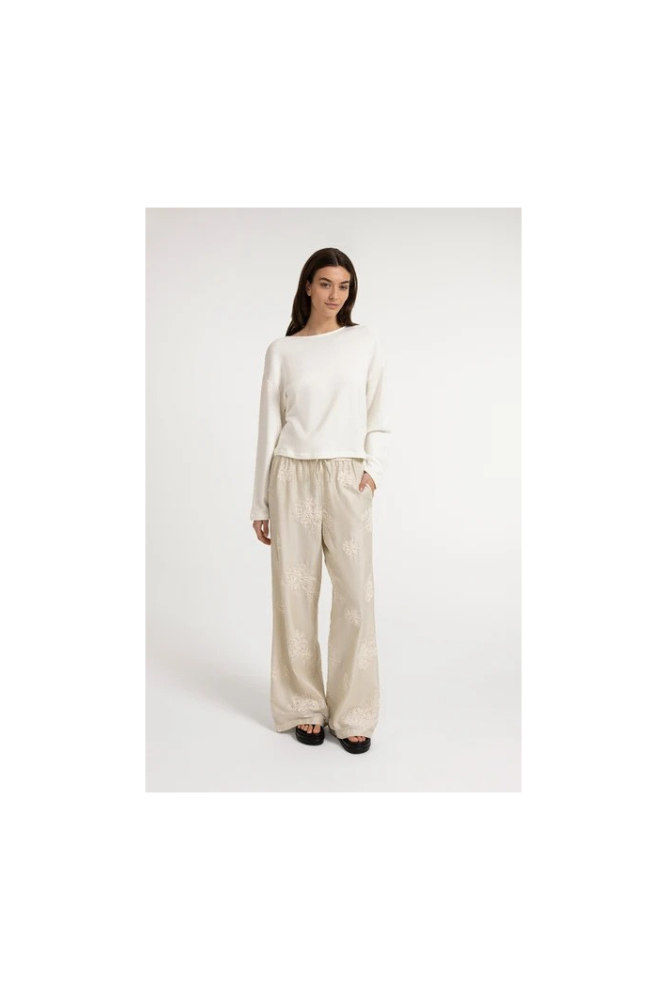 
                  
                    Yaya sweater with v neck and twisted detail
                  
                