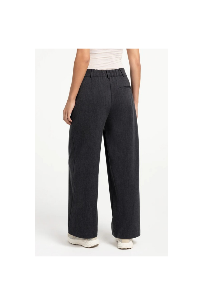 
                  
                    Yaya woven trousers with wide leg & asymmetric closure
                  
                