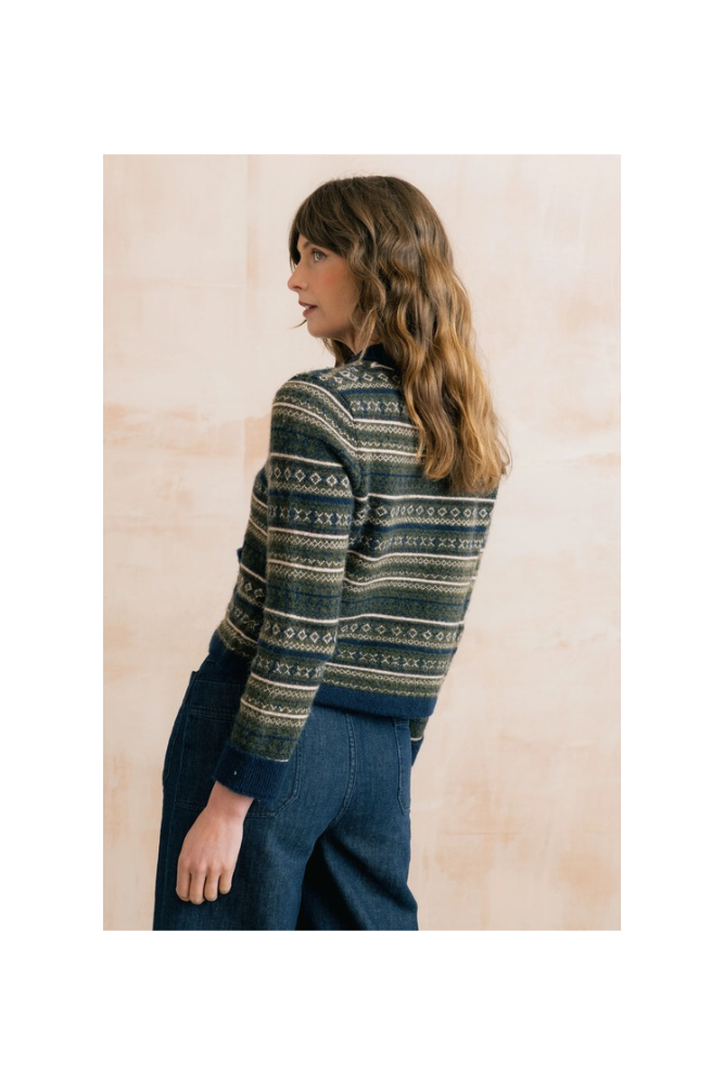 
                  
                    Lily & Me Chestnut fair isle jacket
                  
                