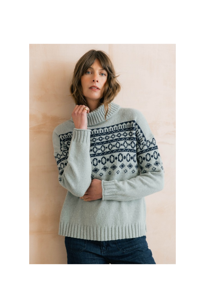 
                  
                    Lily & Me Easel Fair isle jumper
                  
                