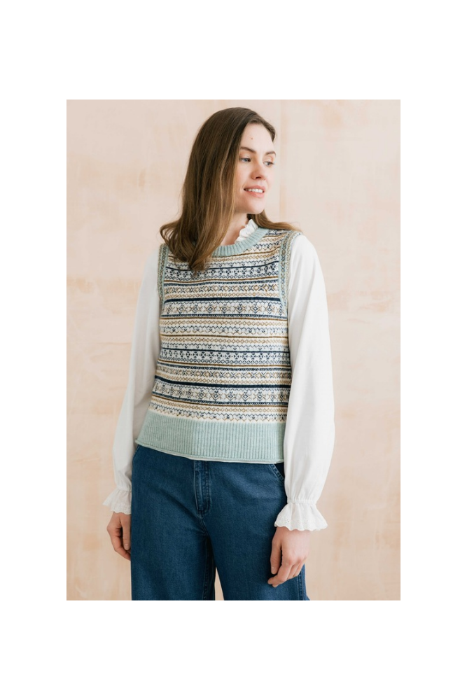 
                  
                    Lily & Me Joan fair isle tank mist
                  
                
