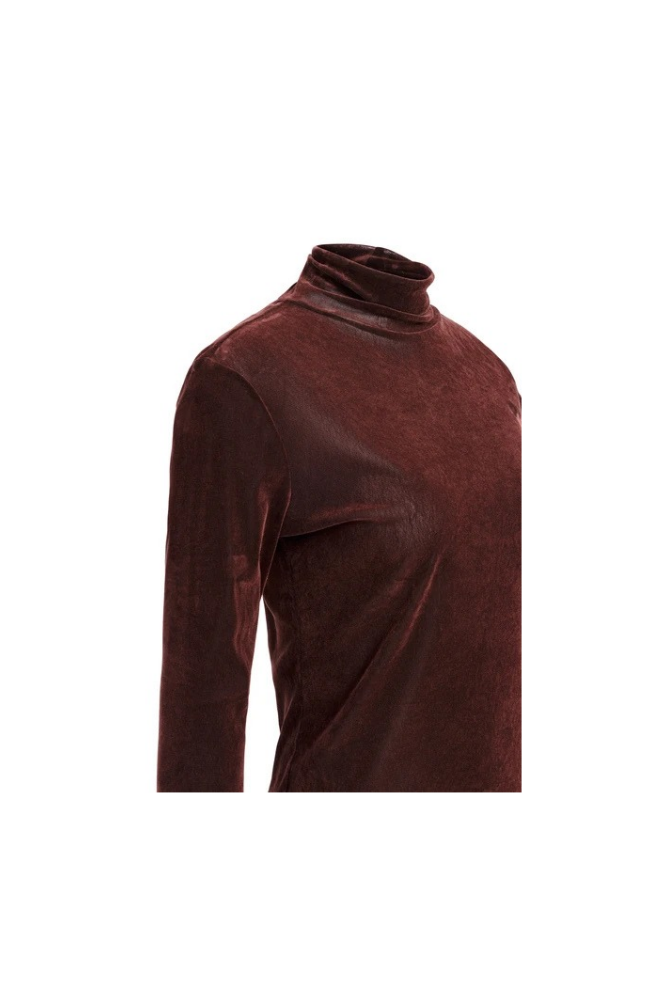 
                  
                    Yaya Velvet mesh top
                  
                