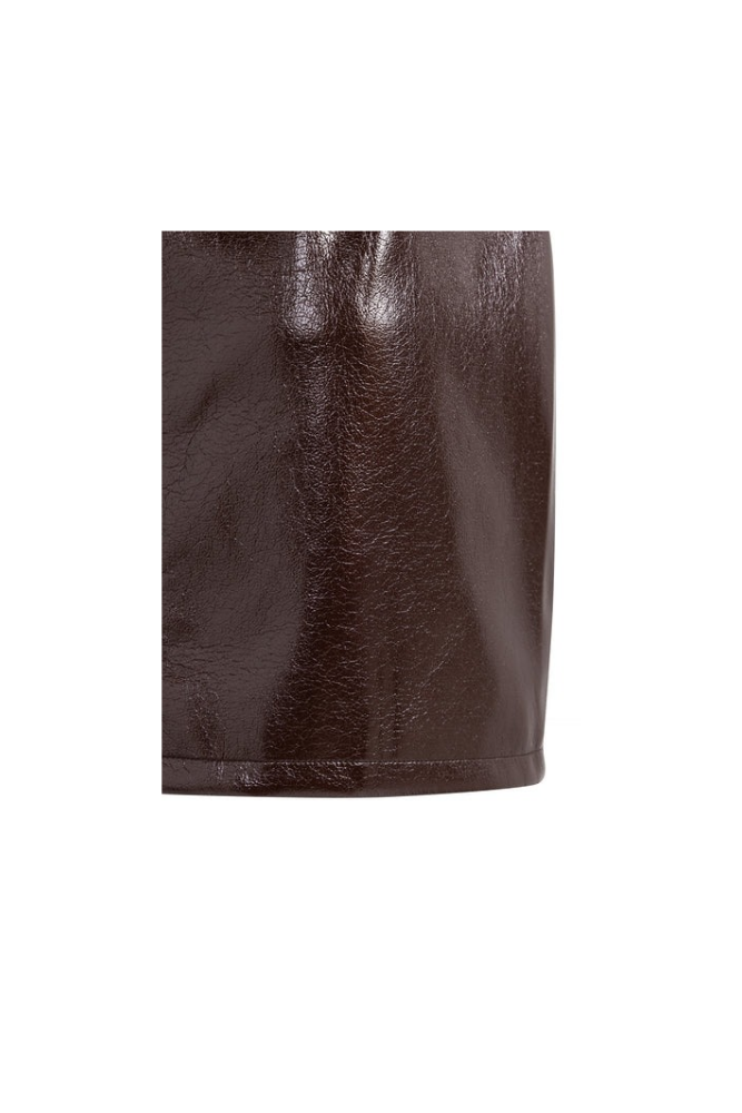 
                  
                    Yaya glossy faux leather mini skirt
                  
                