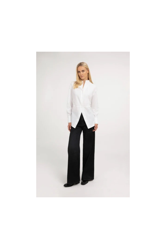 
                  
                    Yaya denim trousers with wide leg
                  
                