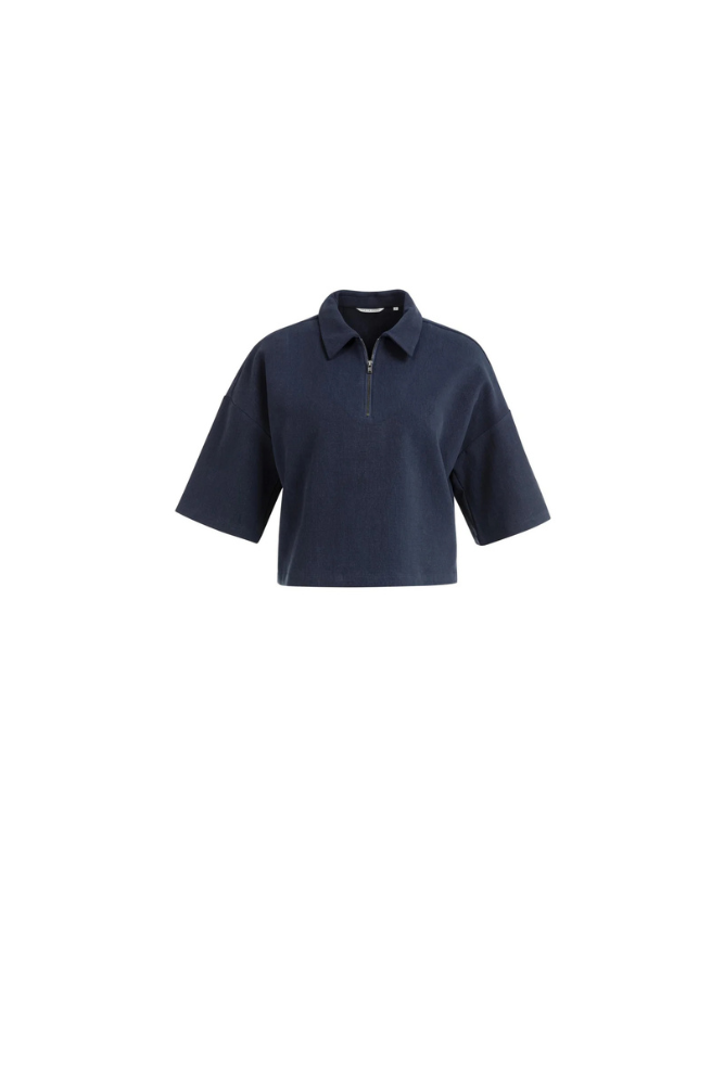 
                  
                    Yaya Polo Half Zip top
                  
                