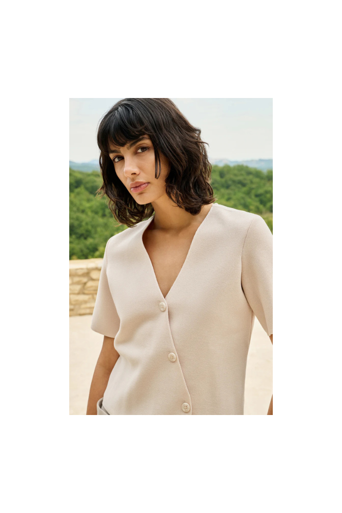 
                  
                    Yaya V neck top
                  
                
