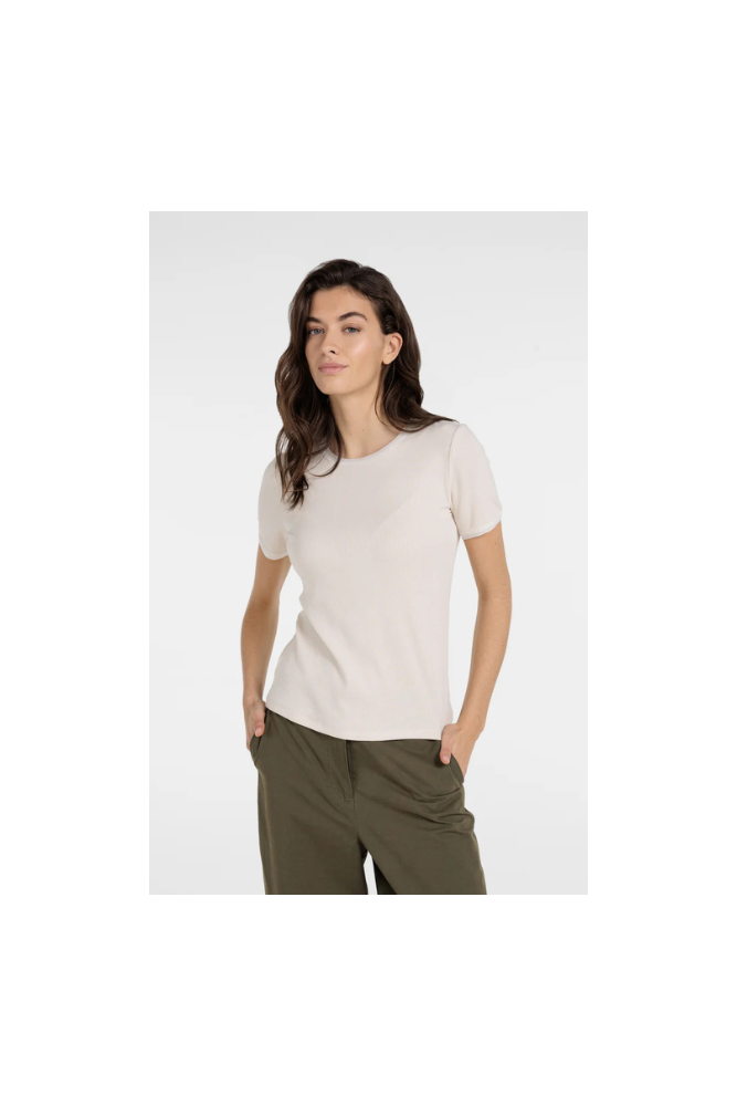 
                  
                    Yaya T-shirt with mesh details
                  
                