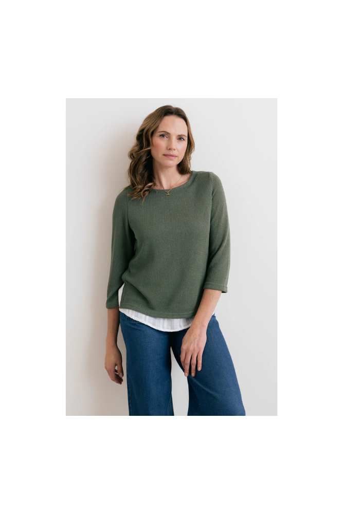
                  
                    Lily & Me Olive shirt
                  
                