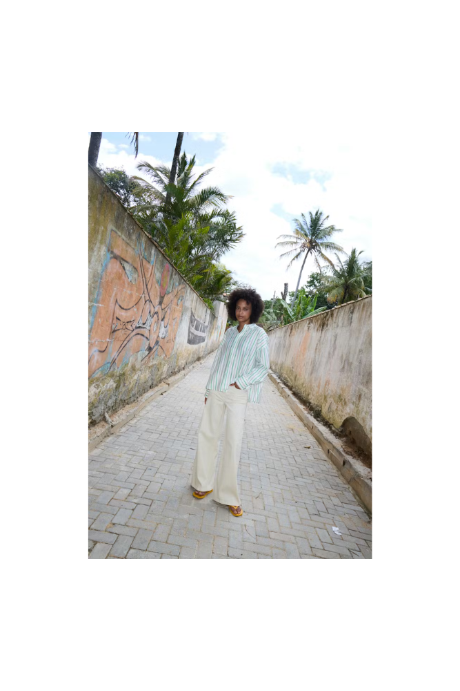 
                  
                    Ichi Ihziggy wide trousers
                  
                