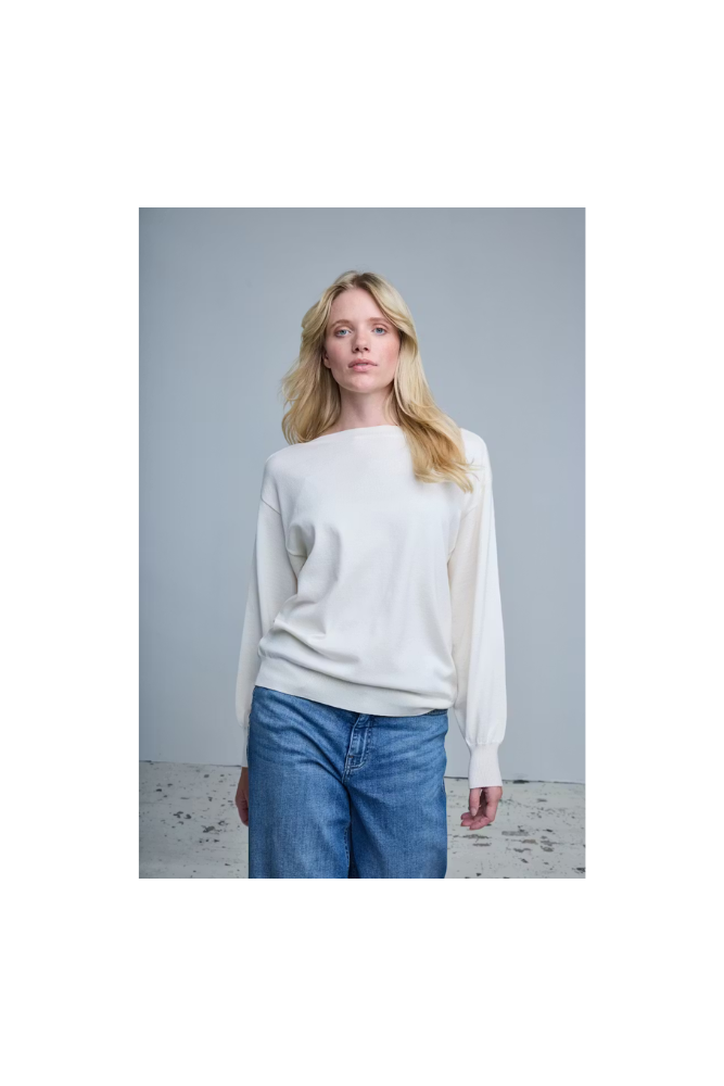 
                  
                    Ichi Ihluls boat neck jumper
                  
                