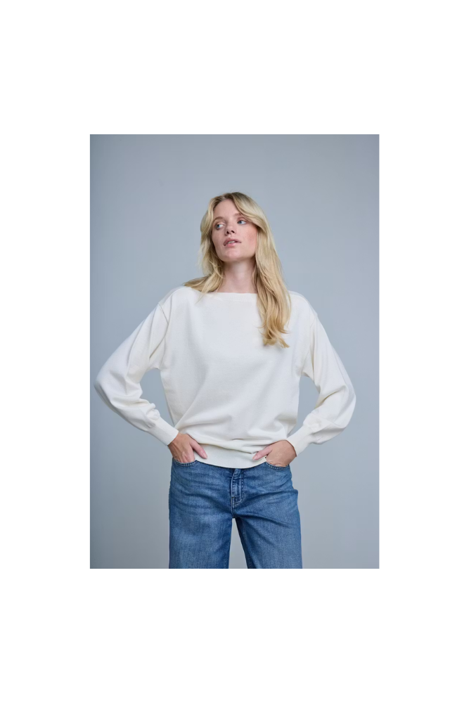 
                  
                    Ichi Ihluls boat neck jumper
                  
                
