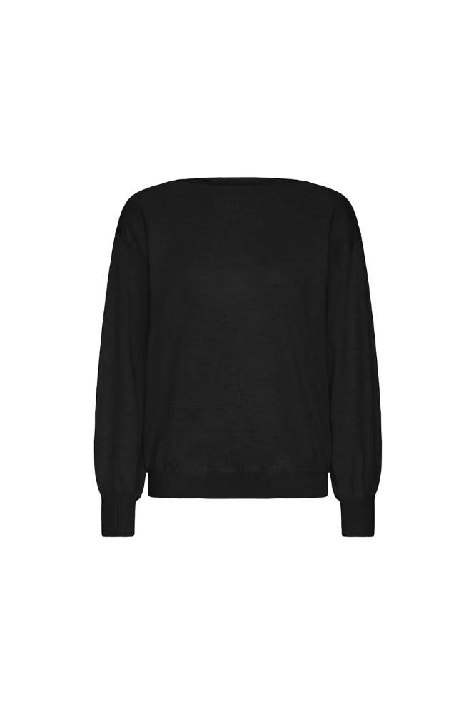 
                  
                    Ihluls boat neck jumper
                  
                