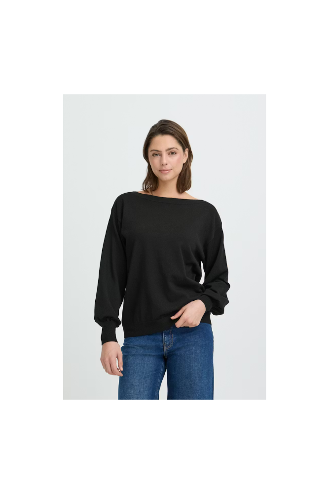 
                  
                    Ihluls boat neck jumper
                  
                