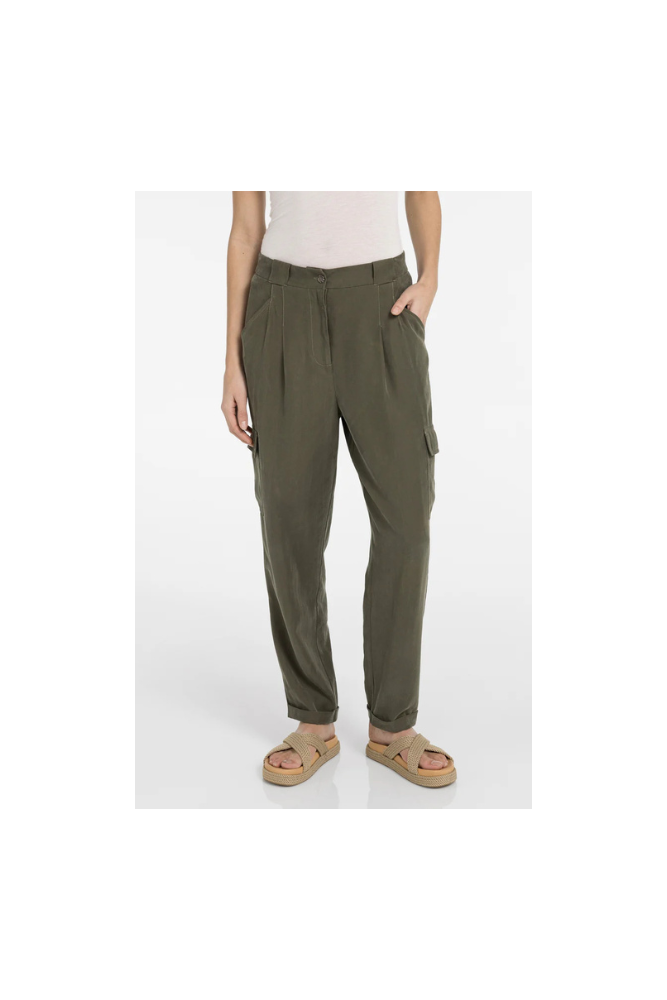
                  
                    Yaya cargo trousers with straight leg
                  
                