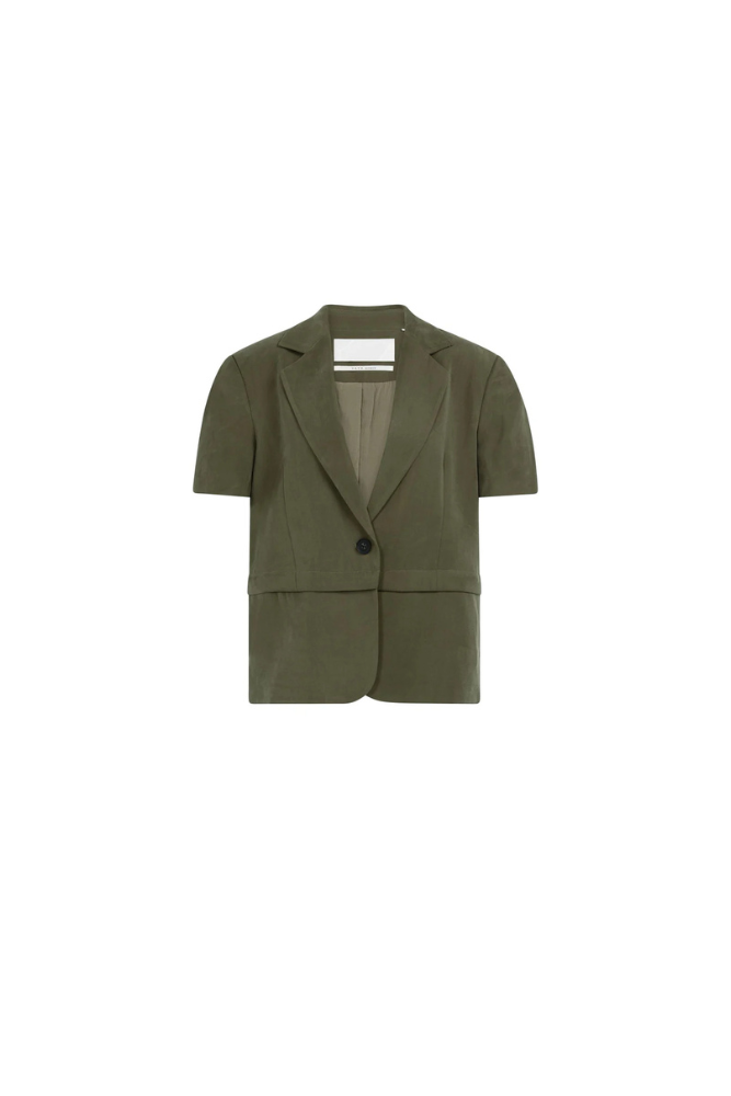 
                  
                    Yaya woven blazer with detachable zip
                  
                