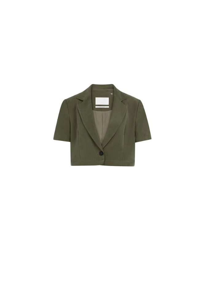 
                  
                    Yaya woven blazer with detachable zip
                  
                