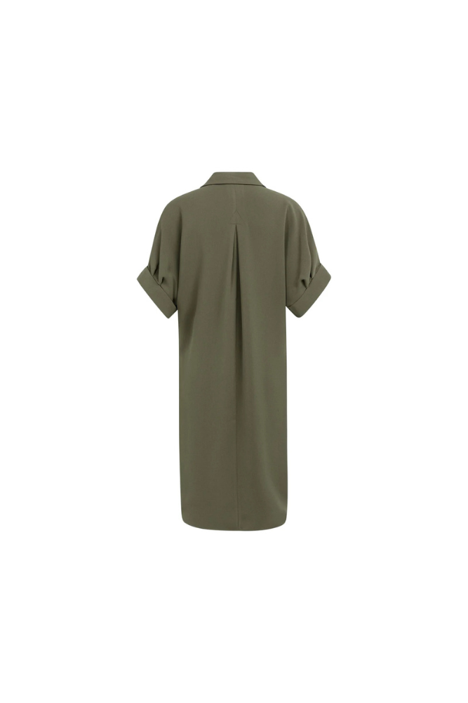 
                  
                    Yaya v-neck dress with pleated sleeves
                  
                