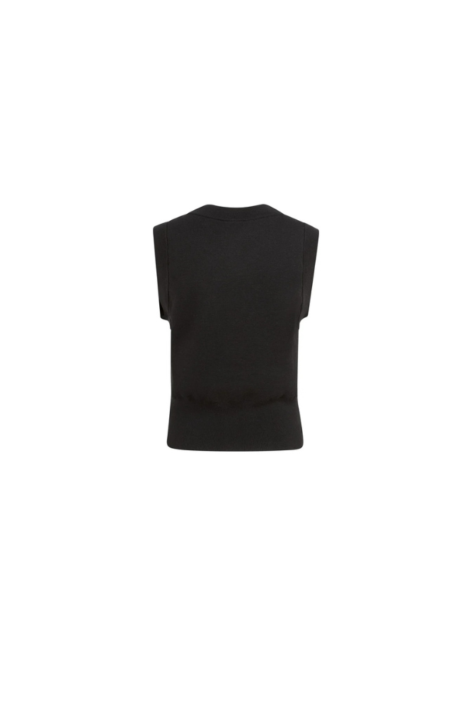 
                  
                    Yaya sleeveless fine knit cardigan
                  
                