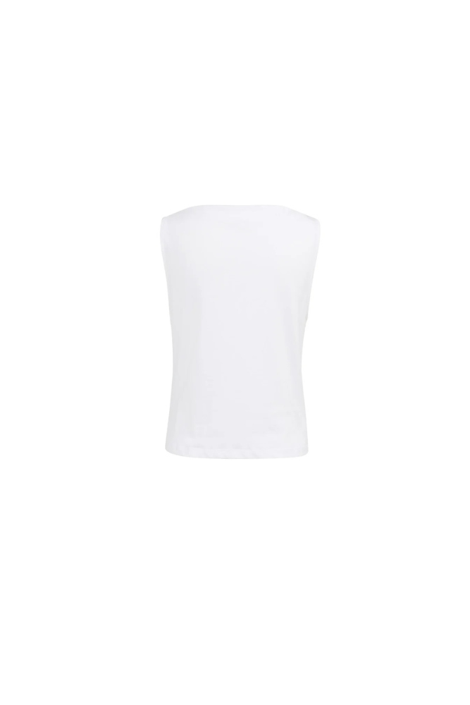 
                  
                    Yaya sleeveless top with boat neck
                  
                