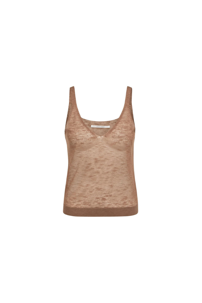 
                  
                    Open-knit Top With Underlayer
                  
                