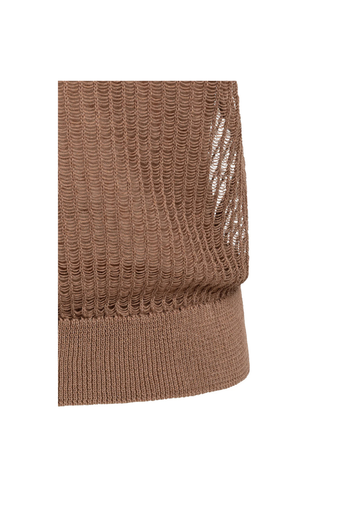 
                  
                    Open-knit Top With Underlayer
                  
                