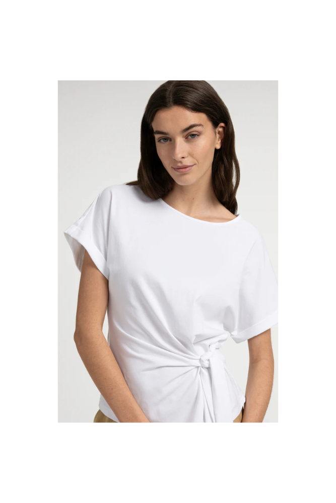 
                  
                    Top with round Neckline & Knot
                  
                