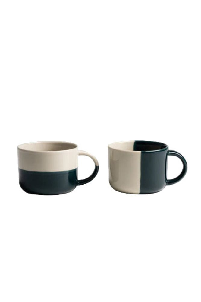 Set of 2 Kindred Mugs Sea Green