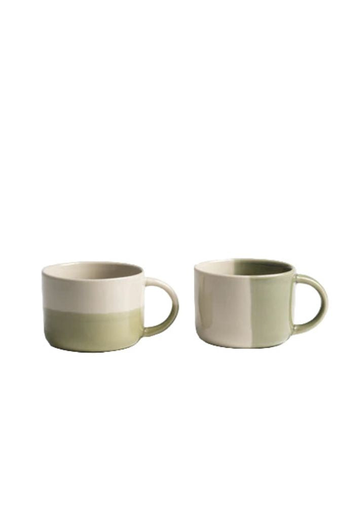 Set of 2 Kindred Mug Sage Green