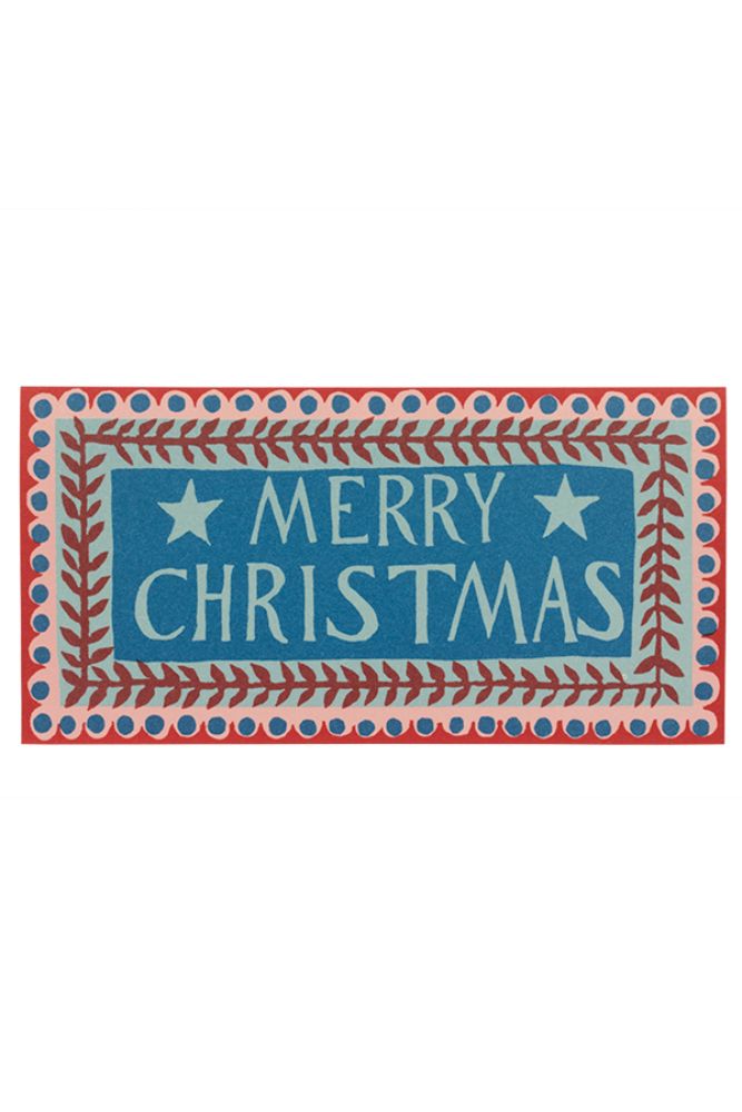 Pack of Six Long Cards Merry Christmas