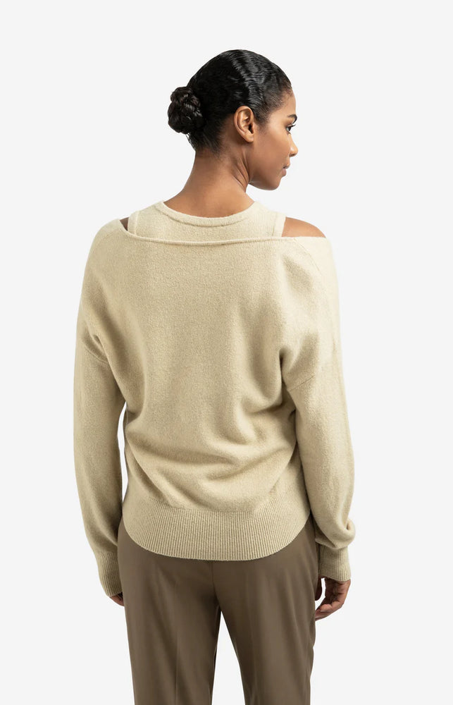 
                  
                    Yaya Knitted Sweater & Layered Top
                  
                